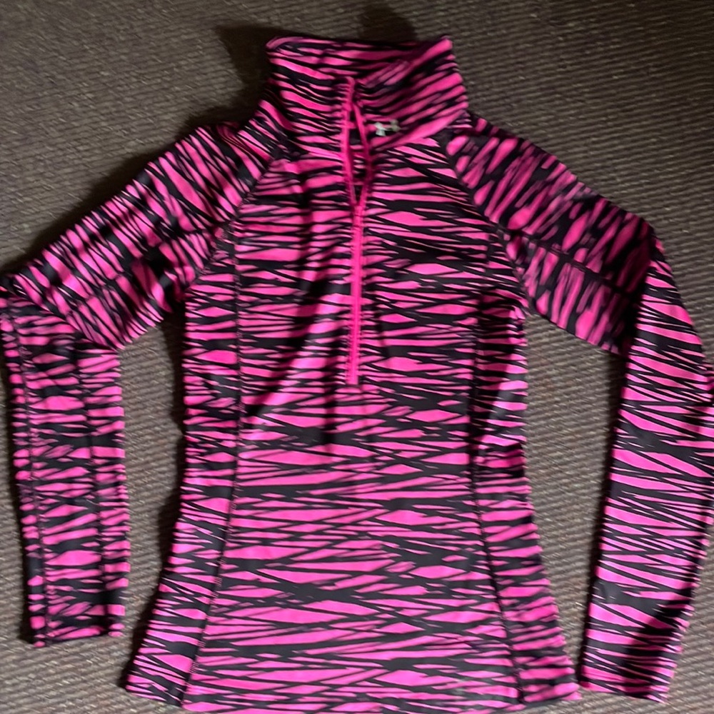 Under armor zebra long sleeve zip up
